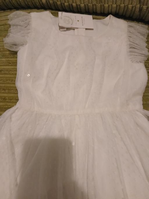 Buy & Sell Clitheroe Ribble Valley - Photos for Girls white monsoon dress age 9 years