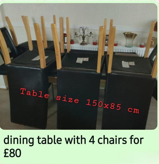 Buy & Sell Newton Heath Manchester - Photos for Dining table with 4 chairs