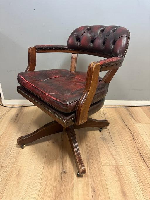 Buy & Sell Earls Colne Braintree - Photos for Antique swivel desk chair leather