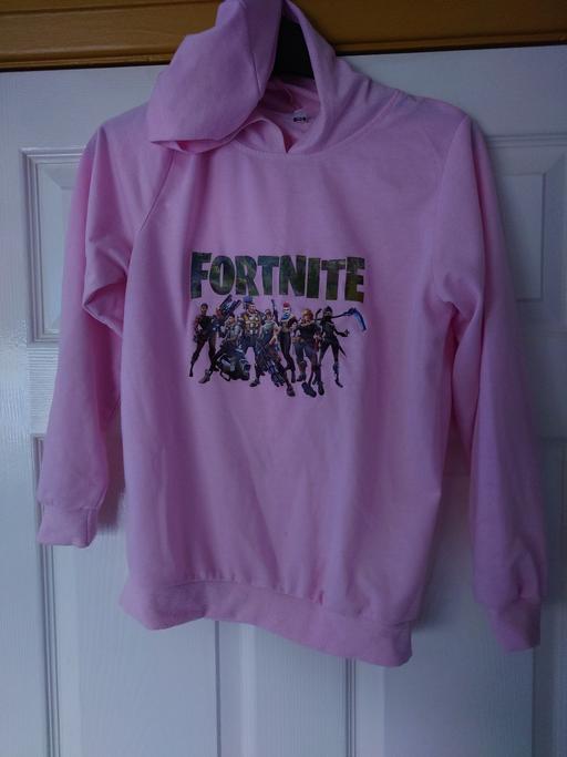 Buy & Sell Woodthorpe Charnwood - Photos for Girls pink Fortnite hoodie size 160 (13Y)