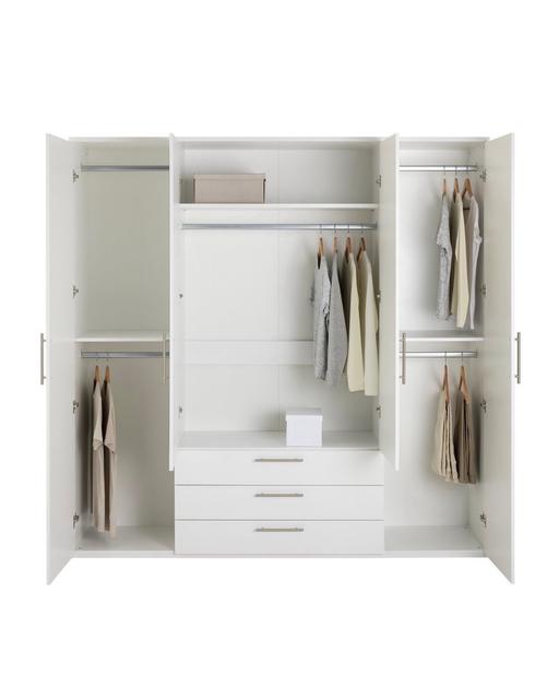 Buy & Sell Hayes Bromley - Photos for Argos home 4 door white wardrobe