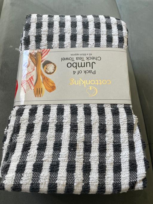 Buy & Sell Kings Heath Birmingham - Photos for New Cotton King Pack Of 4 Jumbo Tea Towels