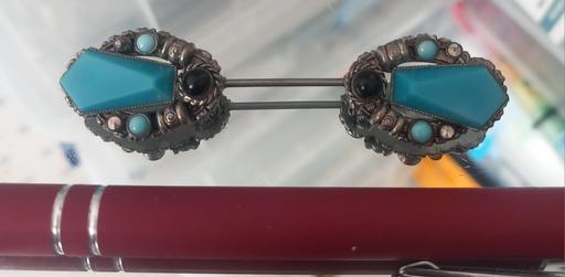 Buy & Sell Thatto Heath Saint Helens - Photos for vintage turquoise shirt collar pin