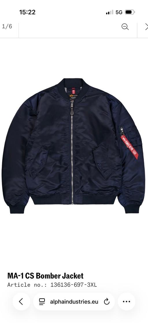 Buy & Sell Tottenham North London - Photos for MA-1 CS Bomber Jacket XXL (navyLoose Fit)