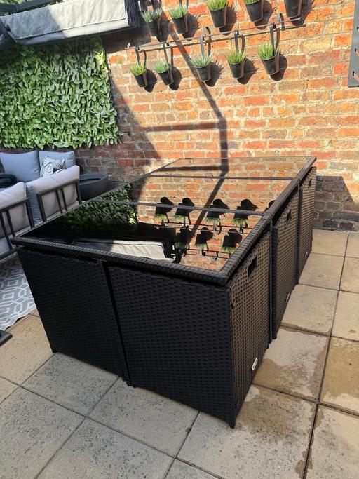 Buy & Sell Netherton Dudley - Photos for Poly rattan garden table and chairs