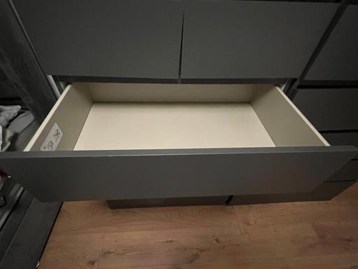 Buy & Sell Enfield North London - Photos for Two Grey Chest of draws MALM £85 each