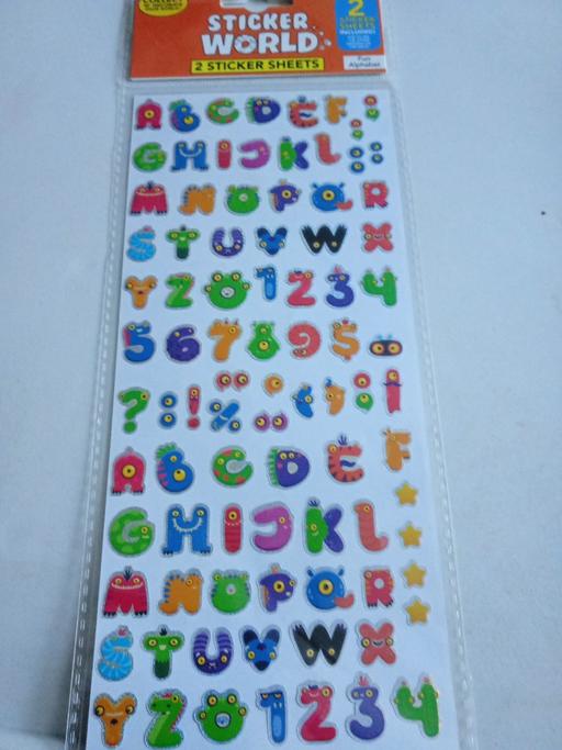courses Horncastle East Lindsey - Photos for new pack of 2 Fun alphabet sticker sheets