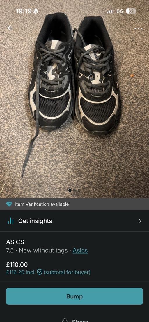 Buy & Sell Palacefields Halton - Photos for ASICS trainers