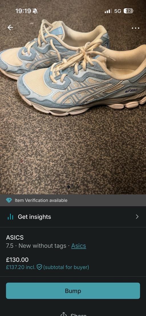 Buy & Sell Palacefields Halton - Photos for ASICS trainers