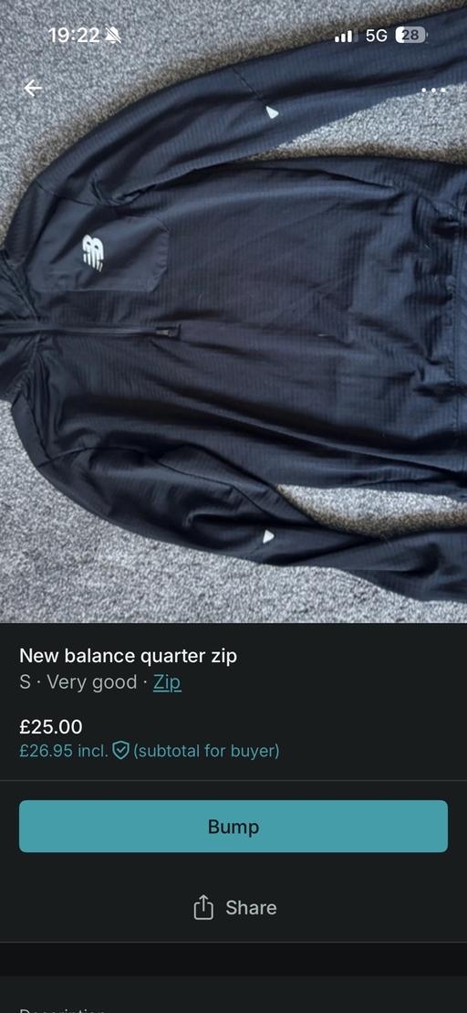 Buy & Sell Runcorn Halton - Photos for New balance quarter zip