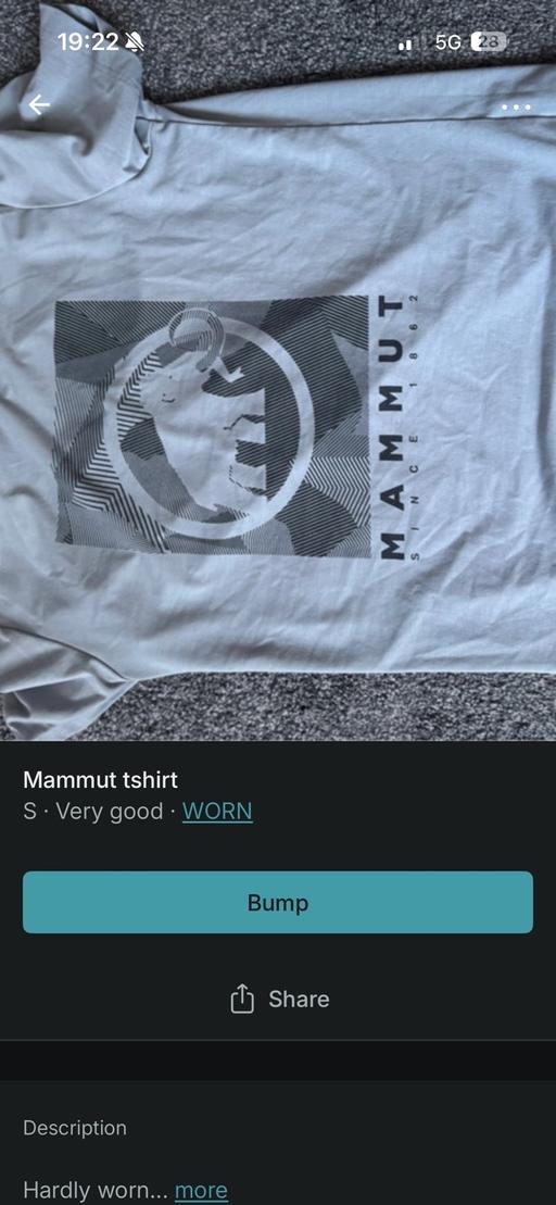 Buy & Sell Palacefields Halton - Photos for Mammut tshirt