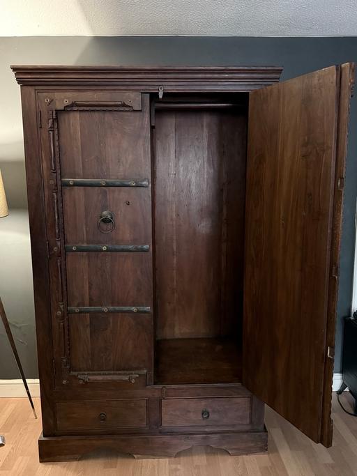 Buy & Sell Bishops Cleeve Tewkesbury - Photos for Large Solid Indian wood wardrobe