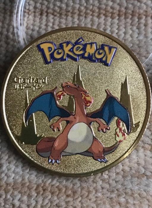 Buy & Sell Heaton Mersey Stockport - Photos for charizard gold plated coin