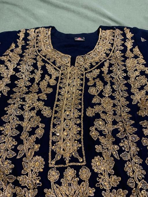 Buy & Sell Gomersal Kirklees - Photos for Three piece blue and gold suit