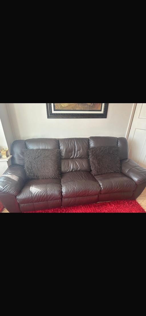 Buy & Sell Tyseley Birmingham - Photos for ScS Genuine Leather Recliner Suite sofa’s