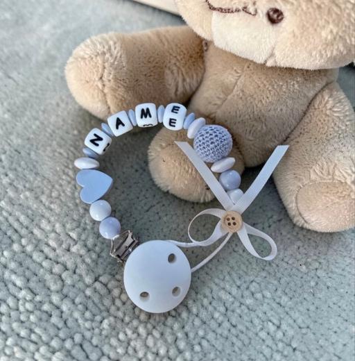 Buy & Sell Hailsham Wealden - Photos for personalised dummy clip in pink or blue