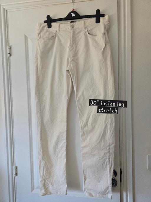 Buy & Sell Rowley Regis Sandwell - Photos for H&M cream stretch jeans 👖34