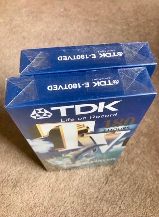Buy & Sell Heaton Mersey Stockport - Photos for Two TDK 180 3 Hour VHS tapes