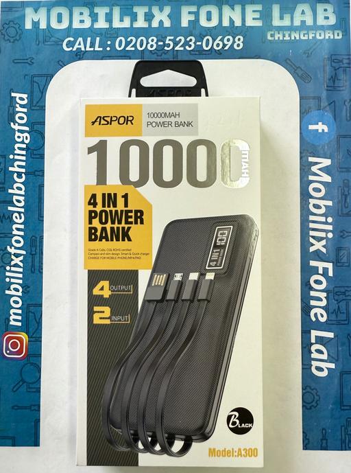 Buy & Sell Highams Park East London - Photos for ASPOR A300 10000mAh 4-in-1 Power Bank
