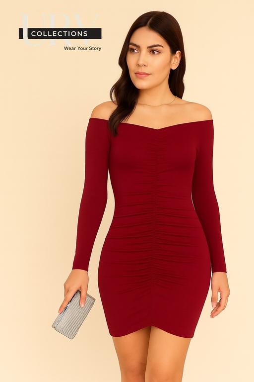 Buy & Sell Rushden North Northamptonshire - Photos for 4 x Ladies red off shoulder bodycon Dress