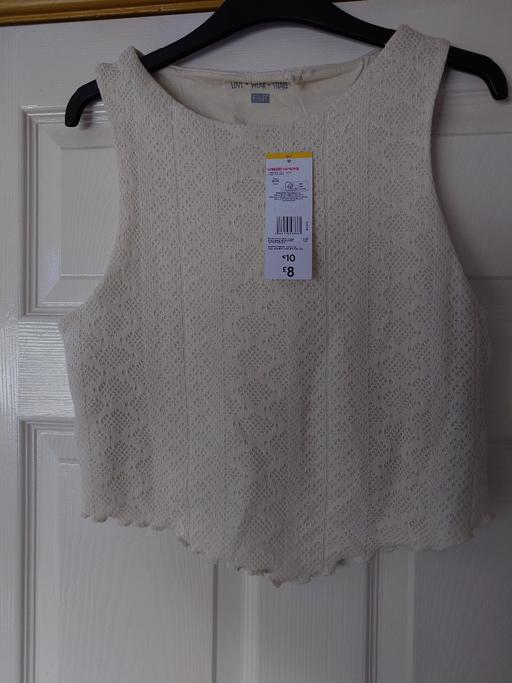 Buy & Sell Loughborough Charnwood - Photos for Girls cream sleeveless top size 14-15 years