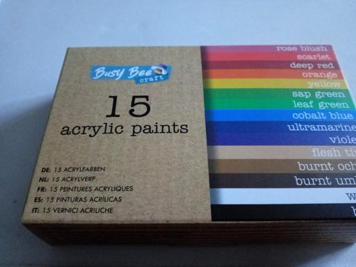 courses Horncastle East Lindsey - Photos for new box of 15 Acrylic paints set