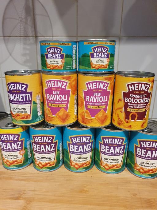 Buy & Sell Lower Sydenham South East London - Photos for beans and sausages & meat pasta tins x11
