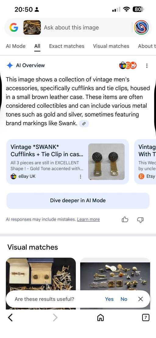 Buy & Sell Winson Green Birmingham - Photos for Vintage cufflinks typings