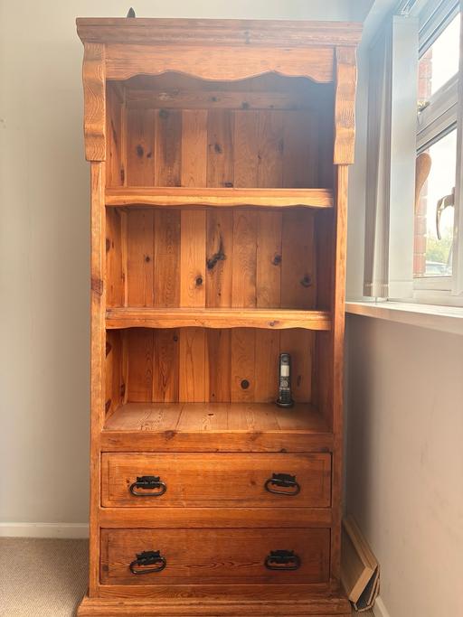 Buy & Sell Moxley Walsall - Photos for Halo solid wood rustic bookcase with drawers