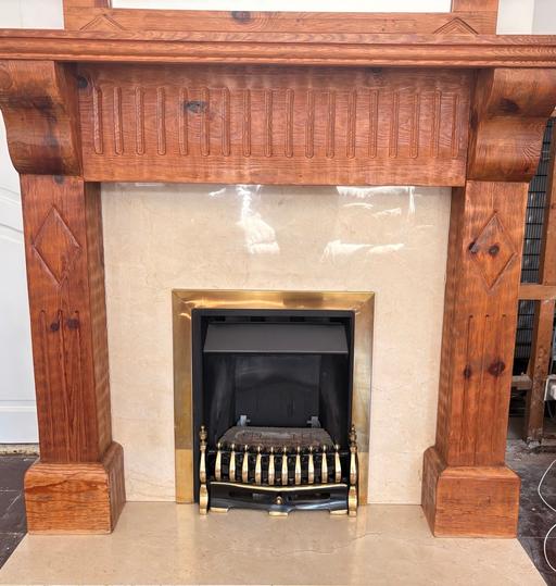 Buy & Sell Bradley Wolverhampton - Photos for Halo Solid wood rustic fireplace surround