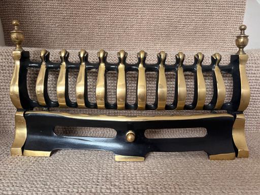 Buy & Sell Bradley Wolverhampton - Photos for Brass and black fire grate