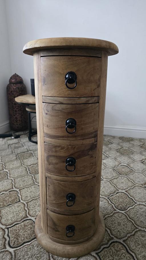 Buy & Sell Stockland Green Birmingham - Photos for Stand- 5 drawer Drum wooden stand