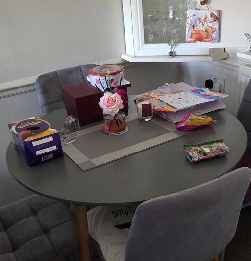 Buy & Sell Woodside South East London - Photos for grey dining table no chairs