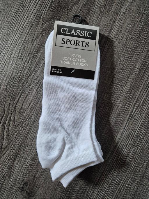 Buy & Sell Crumpsall Manchester - Photos for new Womens 3pk White Trainee Socks