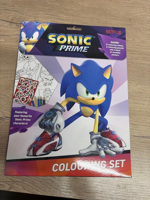 Buy & Sell Poolsbrook Chesterfield - Photos for Sonic prime colouring set