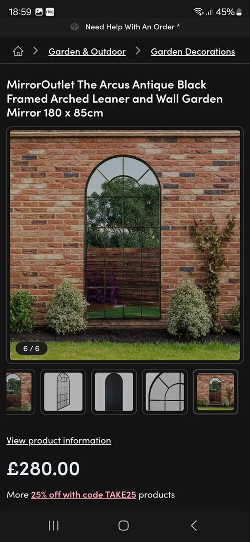 Buy & Sell Hurst Green Dudley - Photos for MirrorOutlet The Arcus Antique Black