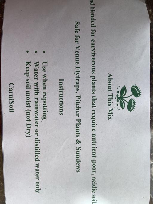 Buy & Sell Stow Heath Wolverhampton - Photos for CarniSoil carnivorous plant potting mix 4 lit