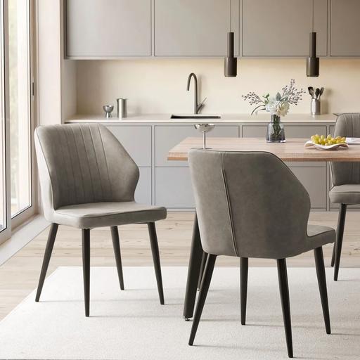 Buy & Sell Ilford Redbridge - Photos for 2 Faux Leather Dining Chairs