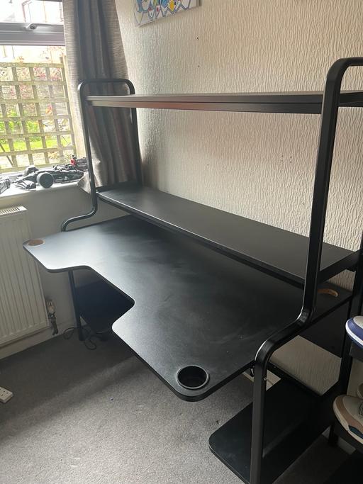 Buy & Sell Bloxwich Walsall - Photos for IKEA black gaming/office desk