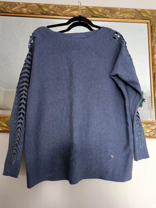 Buy & Sell Newthorpe Broxtowe - Photos for navy jumper with silver diamante features