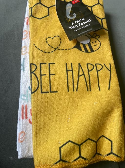 Buy & Sell Maypole Birmingham - Photos for New Pack of 3 Cotton King Tea Towel