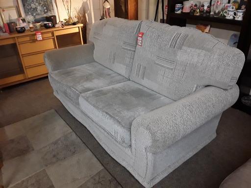 Buy & Sell Saint Pauls Trading Estate Tameside - Photos for Well-made grey fabric three-seater sofa
