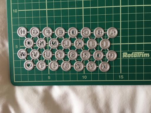 courses Walsall South Staffordshire - Photos for Small alphabet die cutting set