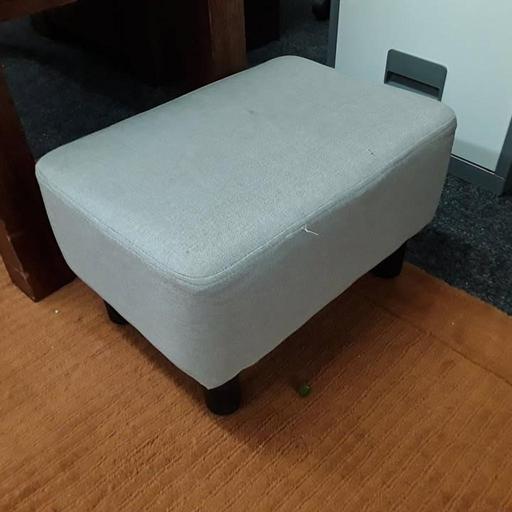 Buy & Sell Saint Pauls Trading Estate Tameside - Photos for Small grey fabric footstool