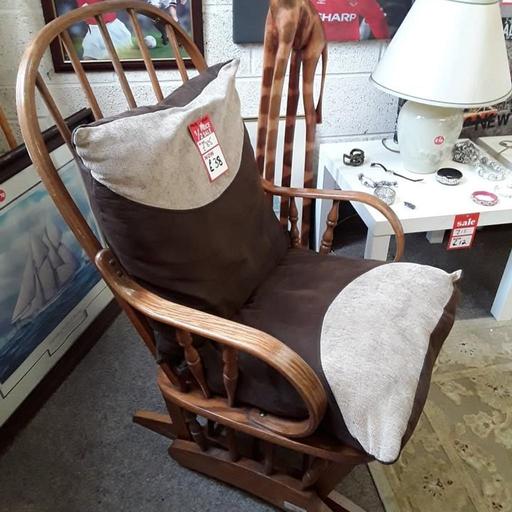 Buy & Sell Saint Pauls Trading Estate Tameside - Photos for Vintage teak sprung rocking chair