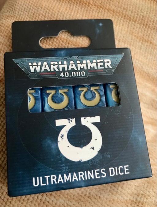 Buy & Sell Heaton Mersey Stockport - Photos for Warhammer 40k Ultramarines Dice new