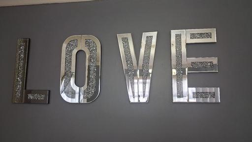 Buy & Sell East Acton West London - Photos for crushed diamond large love sign