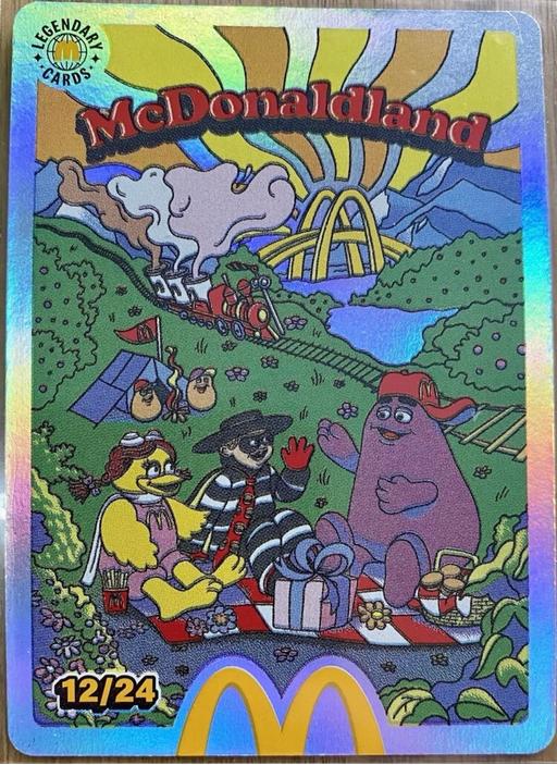Buy & Sell South Kensington South West London - Photos for McDonaldland Card #12/24 - UNREDEEMED..