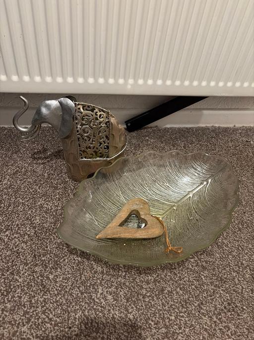 Buy & Sell Bordesley Green Birmingham - Photos for Ornament & feather dish & heart