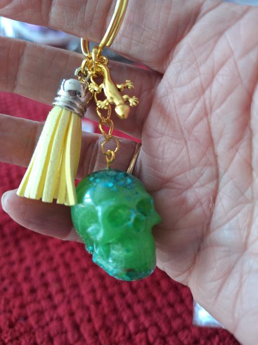 Buy & Sell Rubery Birmingham - Photos for Green skull keyring & tassle